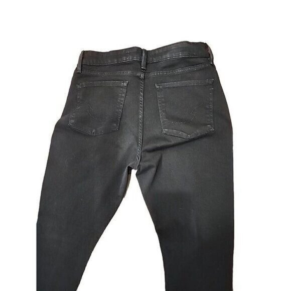 Levi’s Jeans Mid Rise Skinny Signature Black Denim Women's 30 X 28 10 - Picture 4 of 7